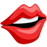 口 Emoji 👄 image - Facebook Messenger (2016) style