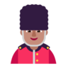 Man Guard: Medium Skin Tone Emoji 💂🏽‍♂️ image - Microsoft Classic 2D style