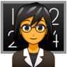 Woman Teacher Emoji 👩‍🏫 image - Emojidex style