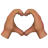 Heart Hands: Medium Skin Tone