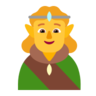 Elfo Emoji 🧝 image - Microsoft Classic 2D style