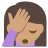 Person Facepalming: Medium Skin Tone