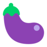 茄子 Emoji 🍆 image - Microsoft Classic 2D style