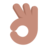 Ok Hand: Medium Skin Tone