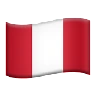 Flag: Peru Emoji 🇵🇪 image - Apple style