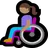 Woman In Manual Wheelchair: Medium Skin Tone