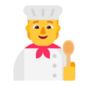Cook Emoji 🧑‍🍳 image - Microsoft Classic 2D style