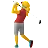 Woman Golfing