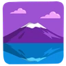 Berg Fuji Emoji 🗻 image - Facebook Messenger (2016) style
