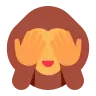 Zobacz-No-Evil Monkey Emoji 🙈 image - Tossface style