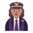 Woman Pilot: Medium Skin Tone