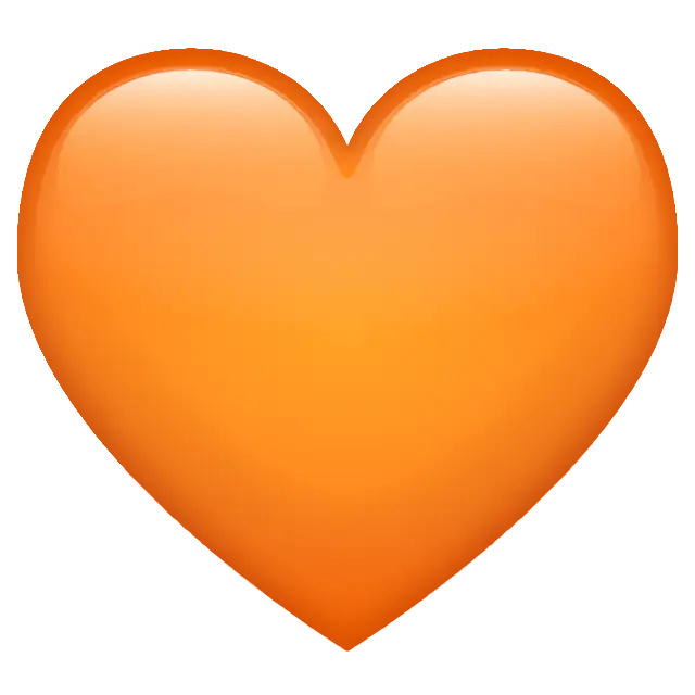 Cuore arancione