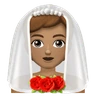 Person With Veil: Medium Skin Tone Emoji 👰🏽 image - Huawei Harmony OS style