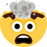 Visage choqué avec la tête qui explose Emoji 🤯 image - Skype style