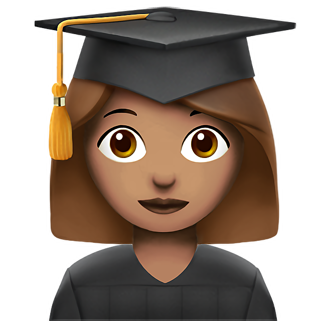 Woman Student: Medium Skin Tone