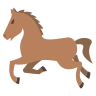 Cheval Emoji 🐎 image - EmojiTwo style
