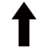 위쪽으로 검은 색 화살표