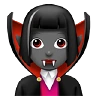 Woman Vampire: Medium-Dark Skin Tone Emoji 🧛🏾‍♀️ image - Apple style