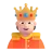 Person With Crown: Light Skin Tone