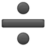 ヘビーディビジョンサイン Emoji ➗ image - Samsung style