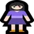 Woman Standing: Light Skin Tone