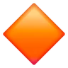 Large Orange Diamond Emoji 🔶 image - Samsung style