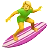 Woman Surfing
