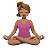 Woman In Lotus Position: Medium Skin Tone