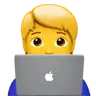 Technologist Emoji 🧑‍💻 image - Apple style
