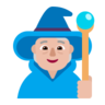 Mage: Medium-Light Skin Tone Emoji 🧙🏼 image - Microsoft Classic 2D style