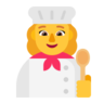 Woman Cook Emoji 👩‍🍳 image - Microsoft Classic 2D style