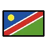 Flag: Namibia Emoji 🇳🇦 image - OpenMoji style