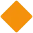 Large Orange Diamond