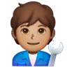 Mechanic: Medium Skin Tone Emoji 🧑🏽‍🔧 image - Samsung style