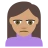 Person Frowning: Medium Skin Tone