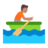Person Rowing Boat: Medium Skin Tone