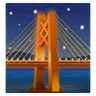 Puente en la noche Emoji 🌉 image - Huawei Harmony OS style