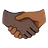 Handshake: Dark Skin Tone, Medium-Dark Skin Tone