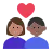 Couple With Heart: Woman, Man, Medium Skin Tone, Medium-Dark Skin Tone