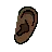 Ear: Dark Skin Tone