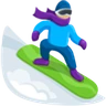 Snowboarder: Medium-Light Skin Tone Emoji 🏂🏼 image - Facebook Messenger (2016) style