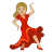 Woman Dancing: Medium-Light Skin Tone