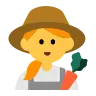 Woman Farmer Emoji 👩‍🌾 image - Tossface style