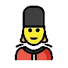 Woman Guard Emoji 💂‍♀️ image - OpenMoji style