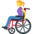 Woman In Manual Wheelchair
