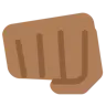 Oncoming Fist: Medium-Dark Skin Tone Emoji 👊🏾 image - Twitter / X (Twemoji) style