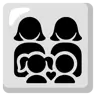 Family: Man, Woman, Girl, Boy Emoji 👨‍👩‍👧‍👦 image - Google Noto Color style