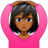 Woman Gesturing Ok: Medium-Dark Skin Tone