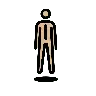 Person In Suit Levitating: Medium-Light Skin Tone Emoji 🕴🏼 image - OpenMoji style