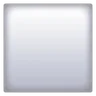 Grand carré blanc Emoji ⬜ image - Samsung style